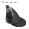 Ergonomiczna Mysz Delux M618G DB czarna bezprz.