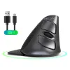 Ergonomiczna Mysz Delux M618G DB czarna bezprz.