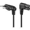 Kabel zasilający ósemka C7 Goobay 2x90 czarny 3m