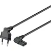 Kabel zasilający ósemka C7 Goobay 2x90 czarny 5m