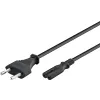 Kabel zasilający ósemka C7 Goobay czarny 5m