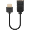 Adapter HDMI 2.0 4K@60Hz gn-wt FLEX Goobay 10cm