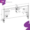 Tablica perforowana Holdee SPB-161W 120cm