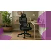 Ergonomiczny fotel Spacetronik LUMBO 33 Czarny
