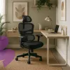 Ergonomiczny fotel Spacetronik LUMBO 33 Czarny