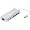 Adapter USB-C HDMI. 2xUSB3.0. RJ45 SD USB-C Goobay