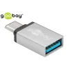 Adapter USB-C na USB 3.0 Goobay srebrny