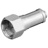 Rezystor końcowy 75 Ohm na wtyk F z blokerem DC