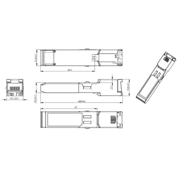 Moduł SFP 155Mb/s SFP. 1310nm FP SM.20km Cudy