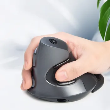 Ergonomiczna Mysz Delux M618G DB czarna bezprz.