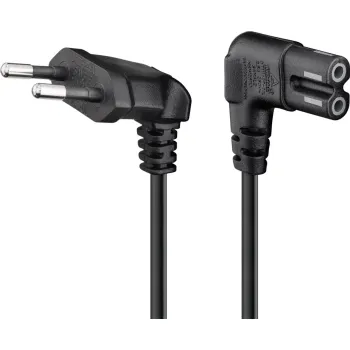 Kabel zasilający ósemka C7 Goobay 2x90 czarny 5m