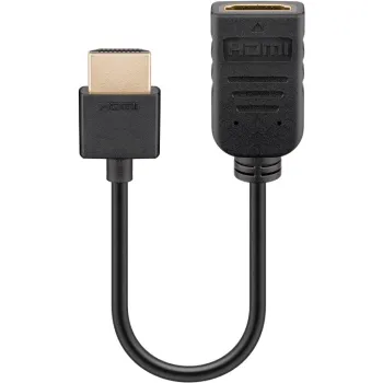 Adapter HDMI 2.0 4K@60Hz gn-wt FLEX Goobay 10cm