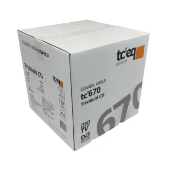 Kabel koncentryczny RG6 TC'EQ 1.02 CU pullbox 305m