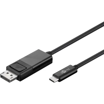 Kabel USB-C 3.1 - Display Port Goobay 1.2m czarny