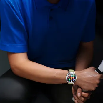 Smartwatch Kumi Gear GT3 111 Trybów SPORT Srebrny
