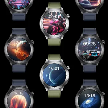 Smartwatch Kumi Gear GT3 111 Trybów SPORT Srebrny