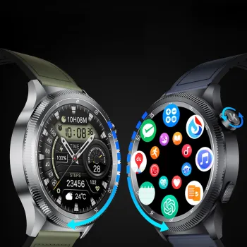 Smartwatch Kumi Gear GT3 111 Trybów SPORT Srebrny