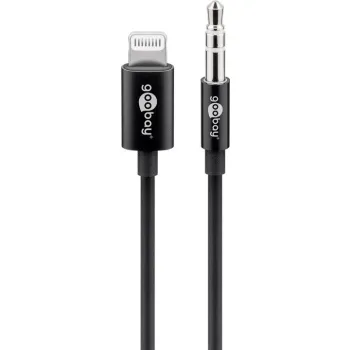 Kabel Jack 3.5mm - Apple Lightning 8-pin Goobay 1m