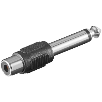 Adapter audio gn. RCA - Jack 6.35mm MONO Goobay