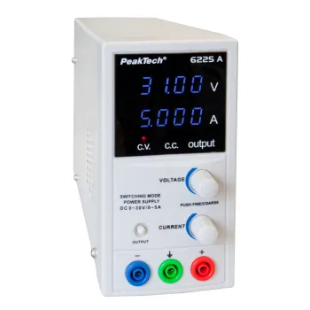 Zasilacz laboratoryjny 30V 5A PeakTech 6225A