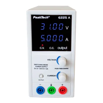 Zasilacz laboratoryjny 30V 5A PeakTech 6225A