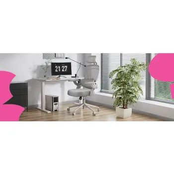 Fotel biurowy obrotowy Doris 11 Szary