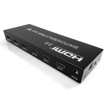 Matrix HDMI 2/4 Spacetronik SPH-M241 4K 60Hz