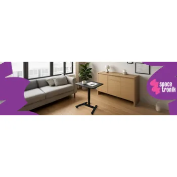 Mobilny stolik z kółkami SPR-BUDDY-11 Czarny