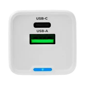 Ładowarka 2w1 USB-C USB PD Quick 35W 3.6A biała