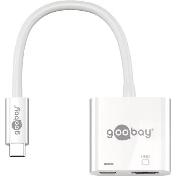 Adapter USB-C na HDMI + USB-C PowerDelivery Goobay