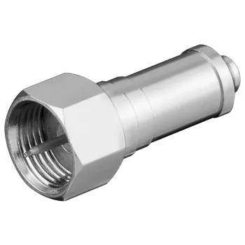 Rezystor końcowy 75 Ohm na wtyk F z blokerem DC