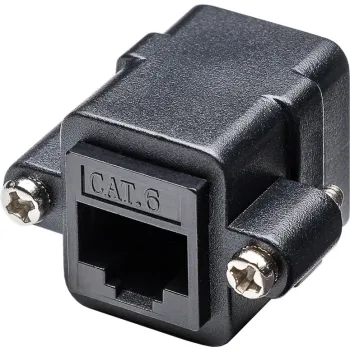 Łącznik kabli RJ45 CAT6 BECZKA gniazdo Goobay