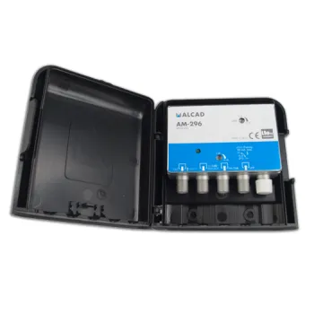 Alcad wzmacniacz masztowy AM-296 24V 32dB UHF+VHF