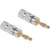 Wtyk głośnikowy banan skręcany HQ audio Cabletech
