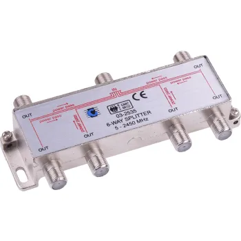 Rozgałęźnik Splitter 5-2450 MHz 6-drożny Cabletech