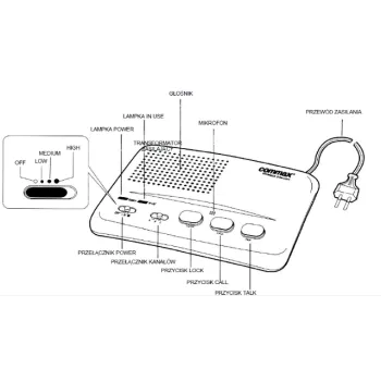 INTERKOM COMMAX WI-3SN (KOMPLET 2 SZT.); 3697