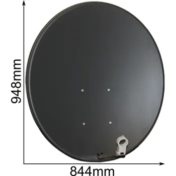 CZASZA ANTENA 90 CM CIEMNA (COR-900SAE-C); 8883