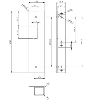 KASETA ELEKTRA SUROWA R3, R4, R5; 3378