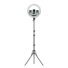 Okrągła lampa ring 18'' z stelażem tripod 1.9m AC