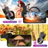 Dwa obiektywy telefonu szerokokątny x12 makro 0.45