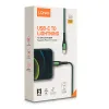 Kabel USB-C - Lightning LDNIO 2m szary 30W LC112
