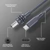 Spacetronik SSK1 Kabel zasilania USB-C na DC 15m