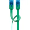 Kabel LAN Patchcord CAT 6A UTP PŁASKI green 2m