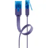 Kabel LAN Patchcord CAT 6A UTP PŁASKI violet 2m