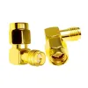 Adapter GSM wtyk SMA / gniazdo RP-SMA 90st.