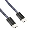 Kabel USB-C PD100/240W Spacetronik 1m granatowy