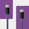 Kabel USB-C PD100/240W Spacetronik 3m granatowy