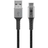 Kabel USB-C - USB-A 2.0 Goobay TEXTIL 0.5m