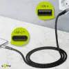 Kabel USB-C - USB-A 2.0 Goobay TEXTIL 0.5m