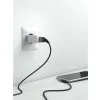 Kabel USB-C - USB-A 2.0 Goobay KĄTOWY TEXTIL 1m